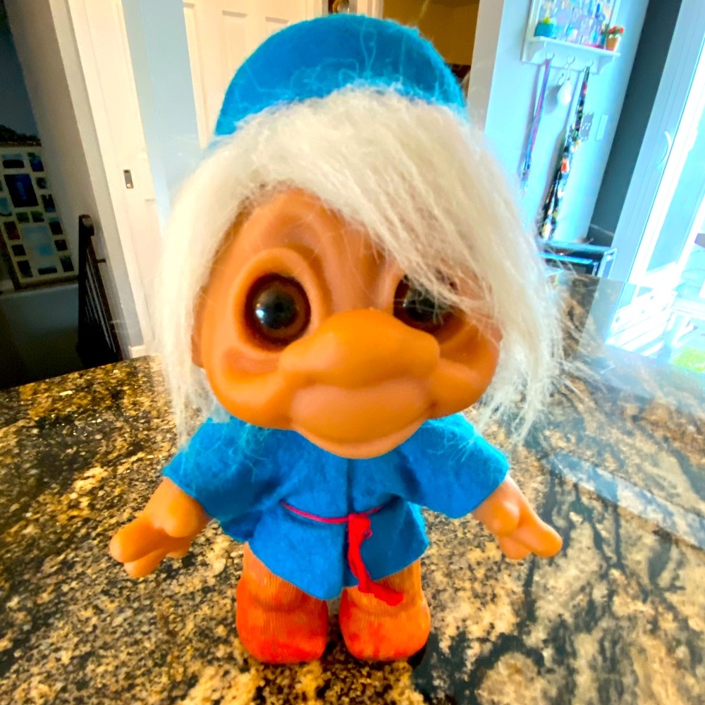 Vintage 1980 Thomas Dam Troll 9” from Denmark.  Non-smoking home. Like new.